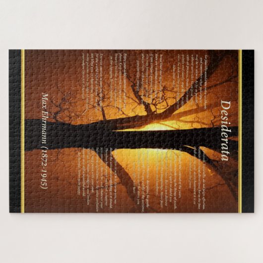 Oranje boom  legpuzzel (Horizontaal)