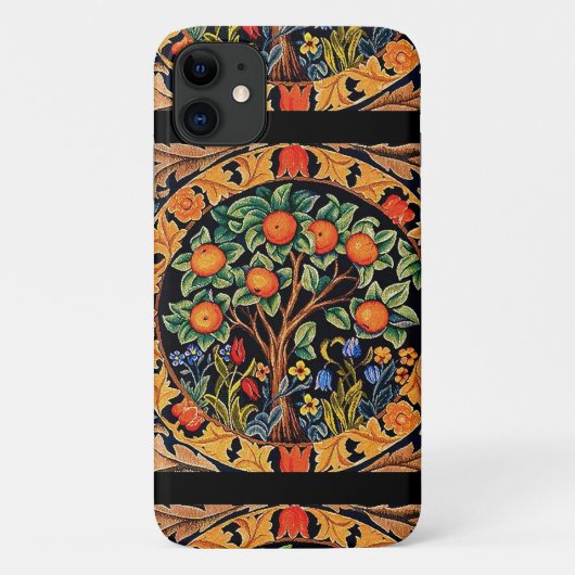 ORANJE BOOM MET GROENE LEZEN, STROMEN Case-Mate iPhone CASE (Achterkant)