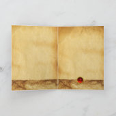 ORANJE BOOM MET GROENE LEZEN, STROMEN FEESTDAGEN KAART (Binnen)