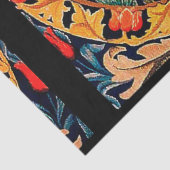 ORANJE BOOM MET GROENE LEZEN, STROMEN TISSUEPAPIER (Detail)