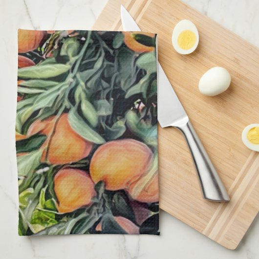 Oranje boom theedoek (Quarter Fold)