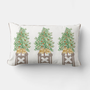Oranje boom Topiary Beige Chinoiserie Kussen