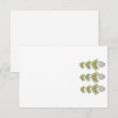 Oranje boom Topiary Ginger Jars Bedankkaart (Voorkant / Achterkant)