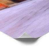 Oranje boom Zeer  Poster (Hoek)