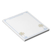 Oranje boomdesk van Elegant Lady's Chinoiserie Notitieblok (Schuin)