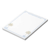 Oranje boomdesk van Elegant Lady's Chinoiserie Notitieblok (Linkerzijde)