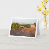 Oranje boomgaardlandschap kaart (Gele Bloem)