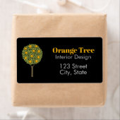 Oranje boomverzending etiket (Insitu)
