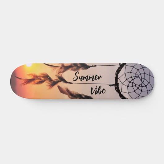 Oranje bord persoonlijk skateboard (Horizontaal)