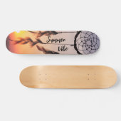 Oranje bord persoonlijk skateboard (Horizontaal)