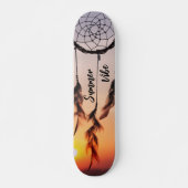 Oranje bord persoonlijk skateboard (Voorkant)