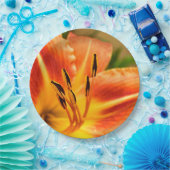 Oranje Bord Tiger Lily Paper (Feest)