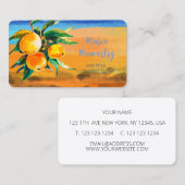 Oranje bosje visitekaartje (Voorkant / Achterkant)