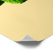  Oranje botanische afdrukken Poster (Hoek)