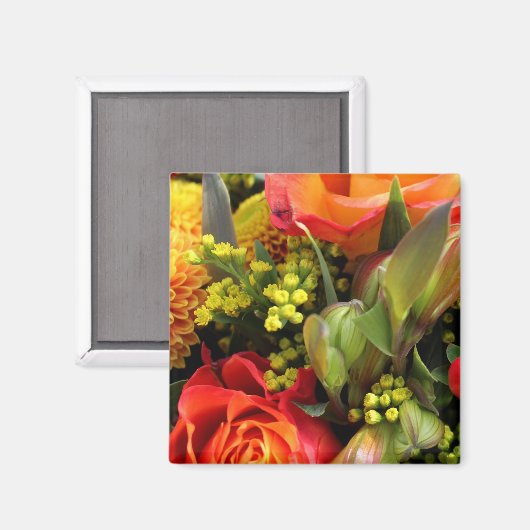 Oranje Bouquet Magneet (Voorkant / Achterkant)