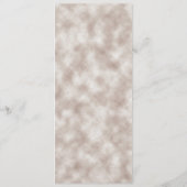 Oranje Bourgogne Floral Herfst najaar huwelijk Menu (Achterkant)