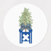 Oranje bovengronds boomgaard tuinbouwbedrijf labels (Design 1)