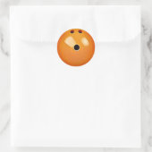 Oranje Bowling Ball Stickers (Tas)