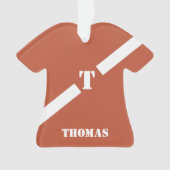 Oranje Boys Jersey op kerst Ornament (voorkant)