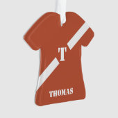 Oranje Boys Jersey op kerst Ornament (voorkant)
