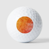 Oranje brand golfballen (Voorkant)
