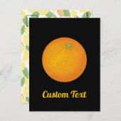 Oranje Briefkaart (Voorkant / Achterkant)