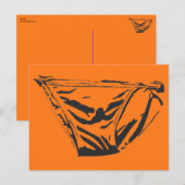 Oranje Briefkaart (Voorkant / Achterkant)