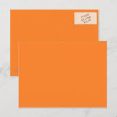 Oranje Briefkaart (Voorkant / Achterkant)