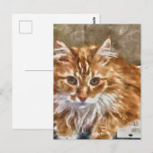 Oranje Briefkaart (Voorkant / Achterkant)