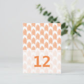 Oranje Briefkaart met stammenoverzicht (Staand voorkant)