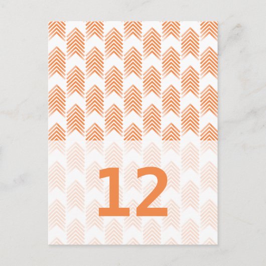 Oranje Briefkaart met stammenoverzicht (Voorkant)