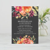 Oranje bruidsblaasjes met flauwvallen kaart (Staand voorkant)