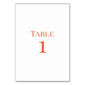 Oranje bruiloft kaart (Voorkant)