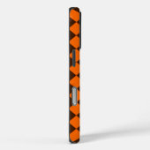 Oranje Bruin Diamant Dambord Patroon Case-Mate iPhone Case (Achterkant / Rechts)