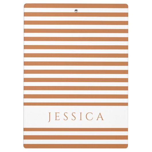 Oranje bruin en witte stripper klembord (Achterkant)