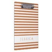 Oranje bruin en witte stripper klembord (Rechts)