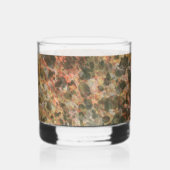 Oranje Bruin Marmer Glas (Achterkant)