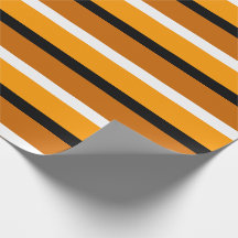 Oranje bruin streepjespatroonontwerp