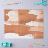 Oranje-bruine abstractie tissuepapier (Craft)