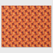 Oranje & Bruine Aquarel Abstracte Cadeaupapier (Vlak)