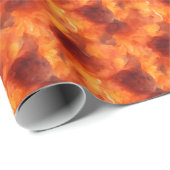 Oranje & Bruine Aquarel Abstracte Cadeaupapier (Rol Hoek)