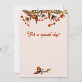 Oranje bruine-foliebekleding Voeg uw eigen foto to Feestdagenkaart (Achterkant)