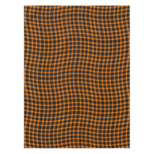 Oranje Bruine Geruite Geruite Naadloos Patroon Tafelkleed