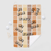 Oranje bruine handdoek #1 Pap (Insitu)