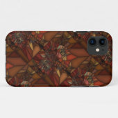 Oranje bruine kunst Case-Mate iPhone case (Achterkant (horizontaal))