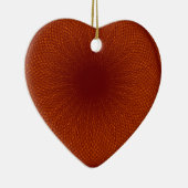 oranje bruine limoen keramisch ornament (Rechts)