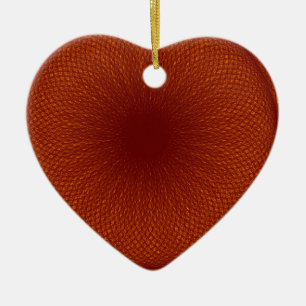 oranje bruine limoen keramisch ornament
