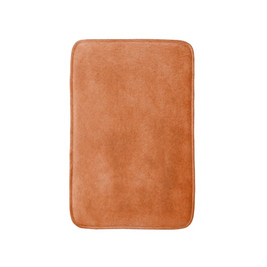 Oranje bruine Waterverf Wash Bath Mat (Voorkant Verticaal)