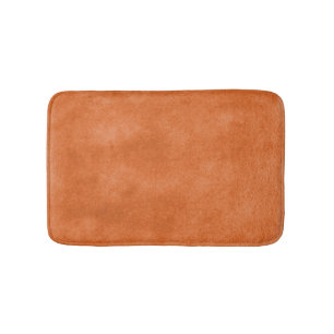 Oranje bruine Waterverf Wash Bath Mat
