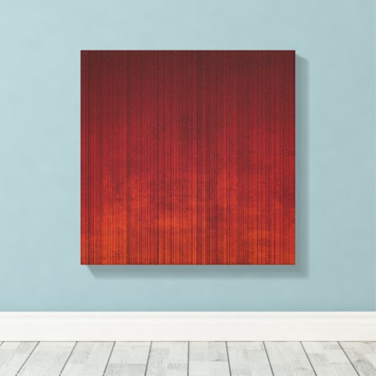 Oranje-bruinrood Abstract Canvas Afdruk (Insitu (Houten vloer))